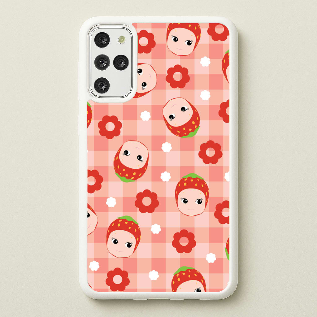 Strawberry Angel Pattern Galaxy S20 Plus Case