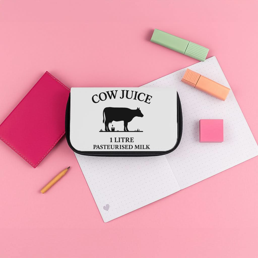 Cow Juice Pencil Case