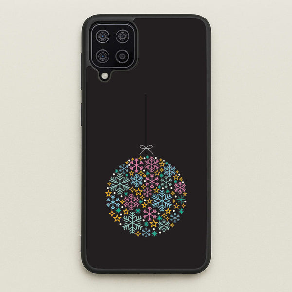 Geometric Bauble Galaxy A12 Case