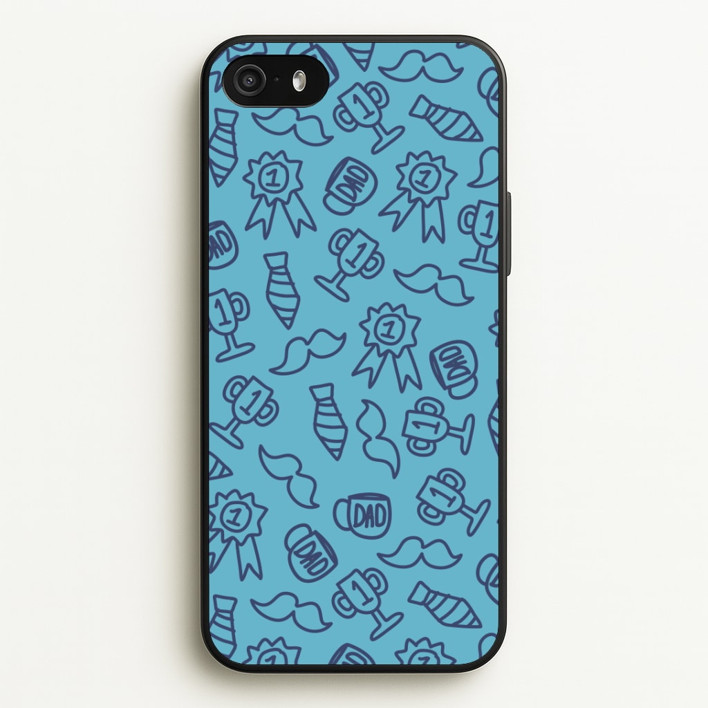Dad Doodles Pattern iPhone 5 / 5s / SE 2016 Case