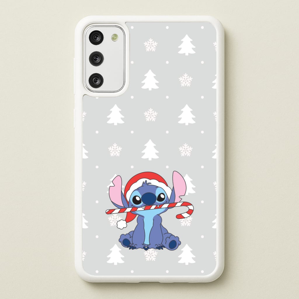 Cute Blue Alien Candycane Galaxy S20FE Case