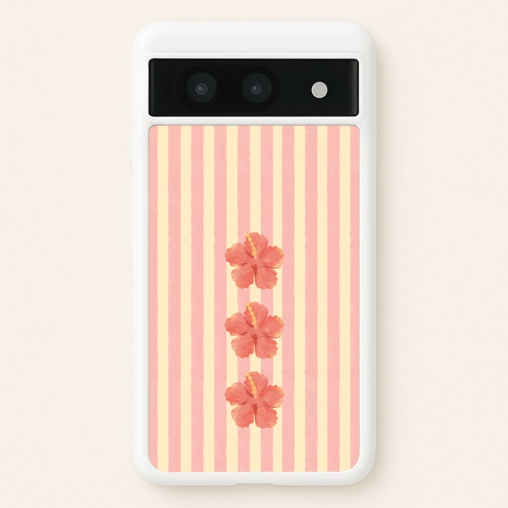 Hibiscus Rays Google Pixel 8a Case