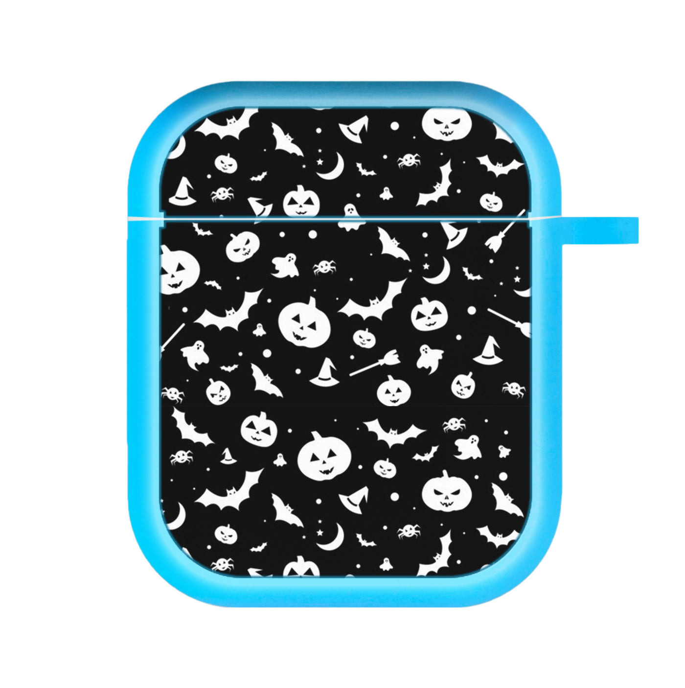 Black and White Halloween Pattern AirPods Case