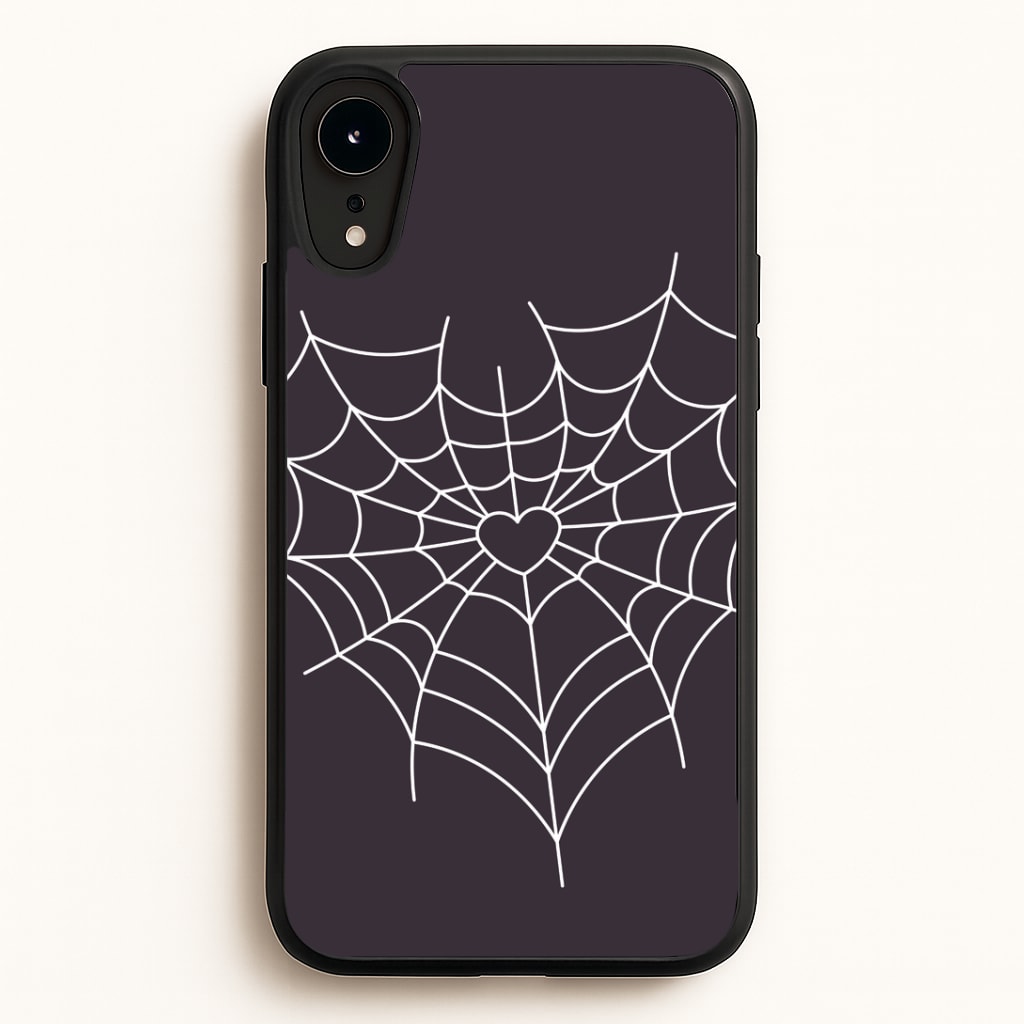 Spiderweb Hearts I iPhone XR Case