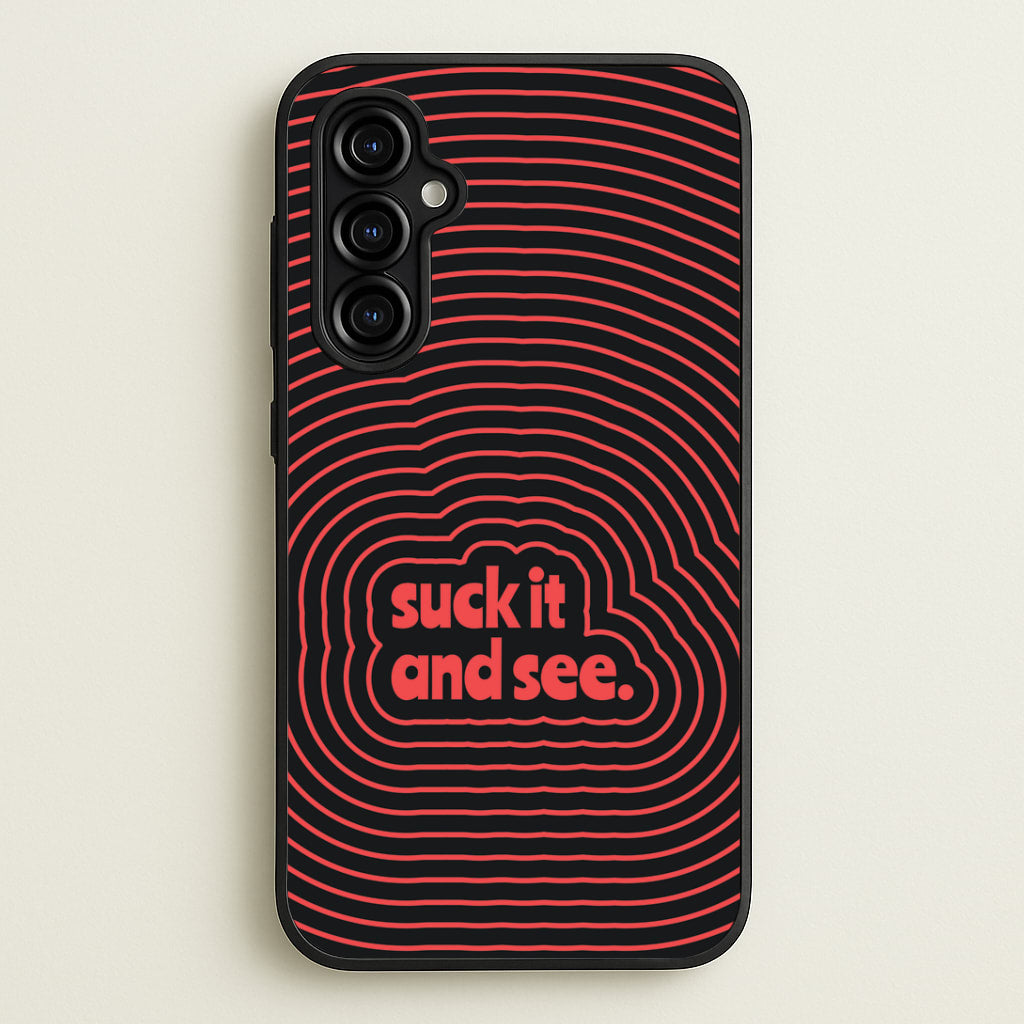Suck It And See Psychedelic Galaxy A54 Case