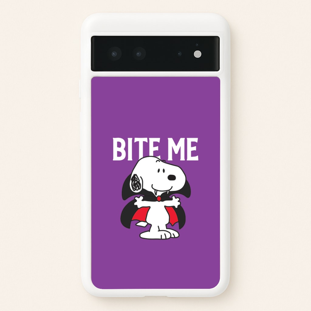 Bite Me Cartoon Beagle Google Pixel 6 Case
