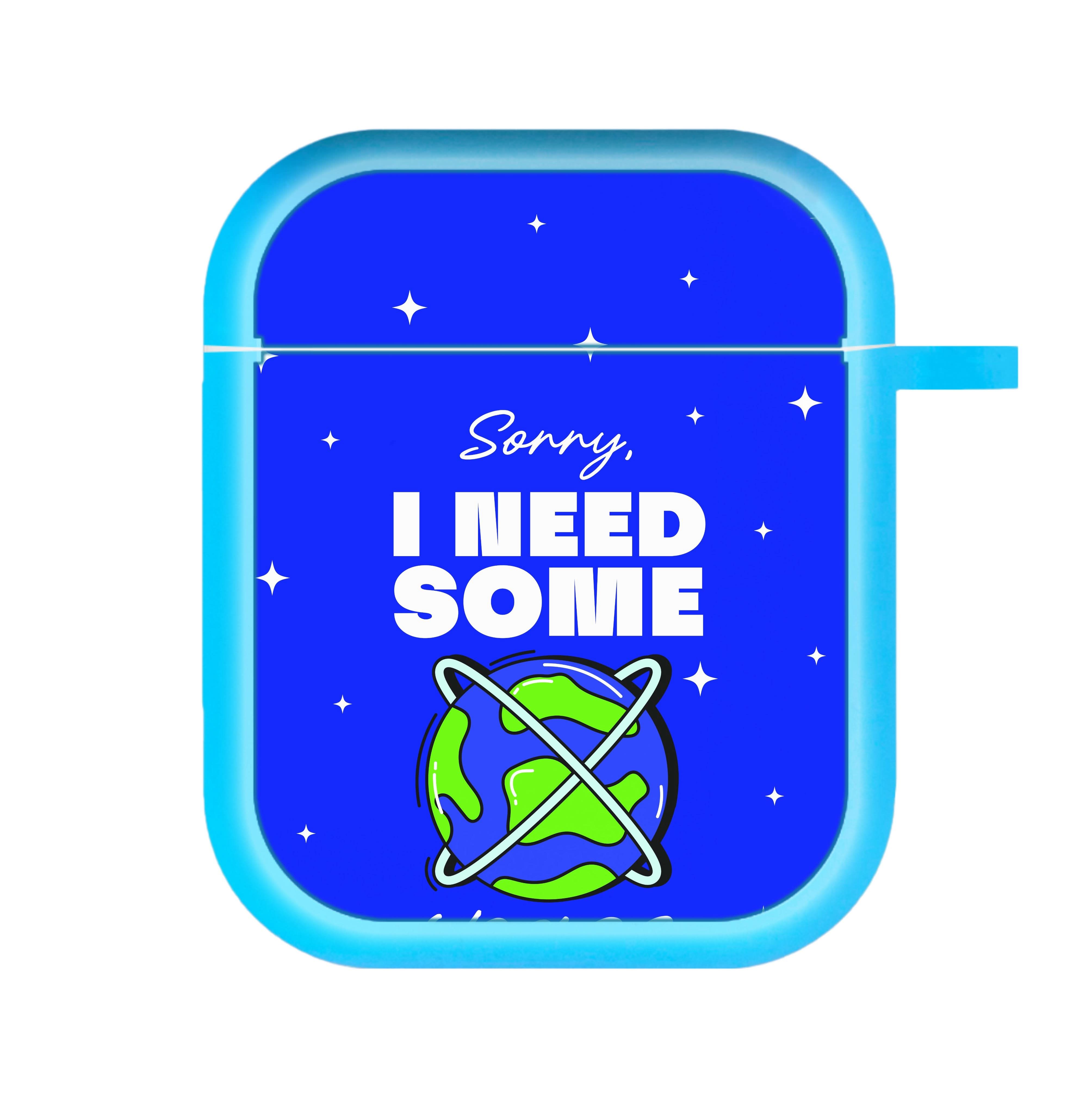 Cartoon I Need Some Space AirPods Case