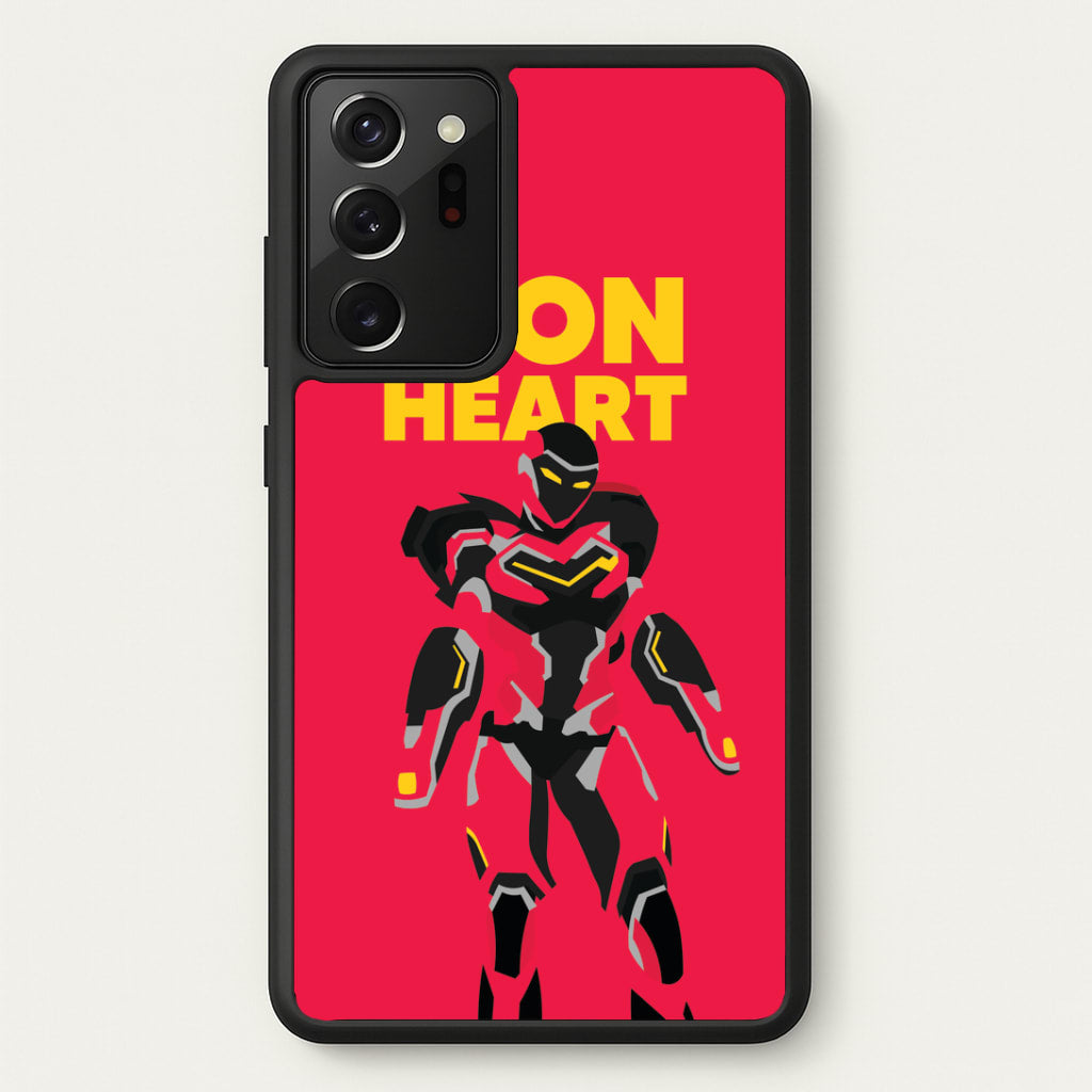 Metal Heart Hero Standing Galaxy Note 20 Ultra Case