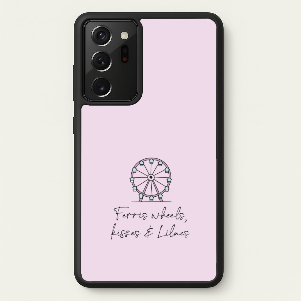 Ferris Wheels, Kisses & Lilacs Galaxy Note 20 Ultra Case