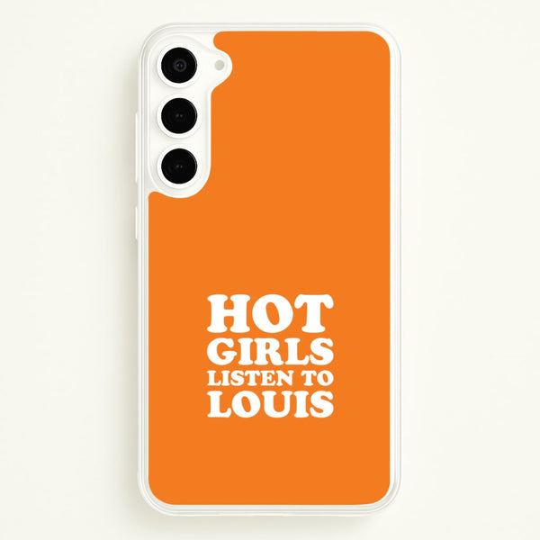 Hot Girls Listen To Louis Galaxy S23 Case