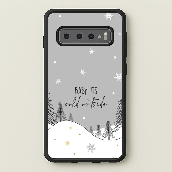 Baby It's Cold Outisde Landscape Galaxy S10 Plus Case