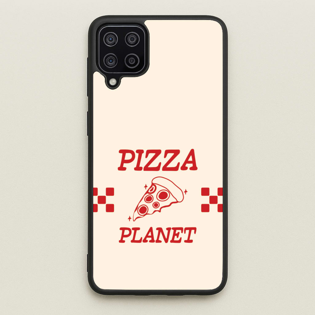 Retro Pizza Planet Galaxy A12 Case