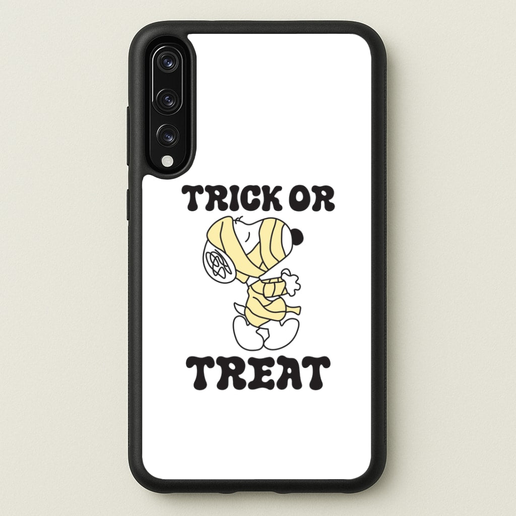 Trick Or Treat Cartoon Beagle Huawei P20 Pro Case