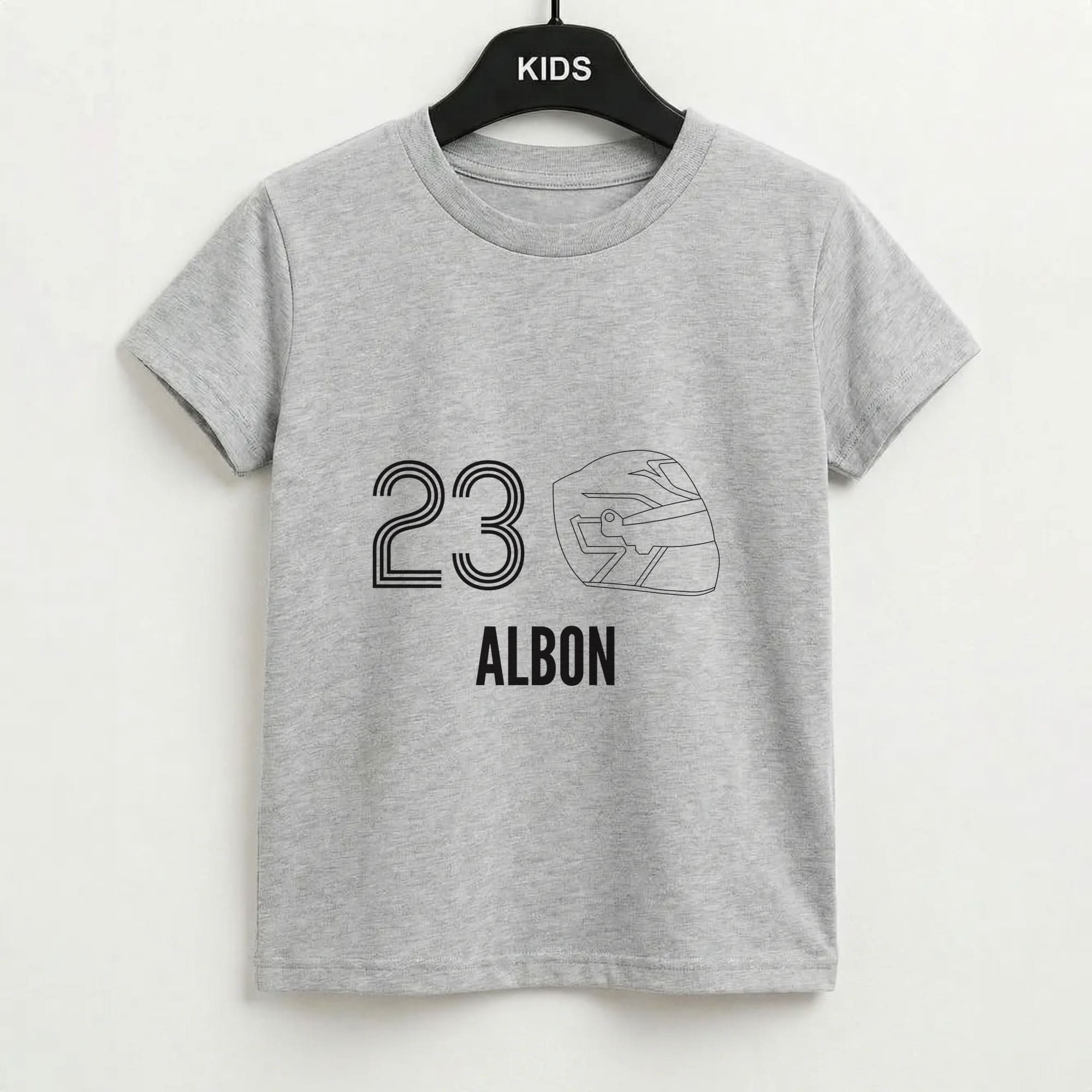 Albon Helmet 2026 Grey Kids T-Shirt