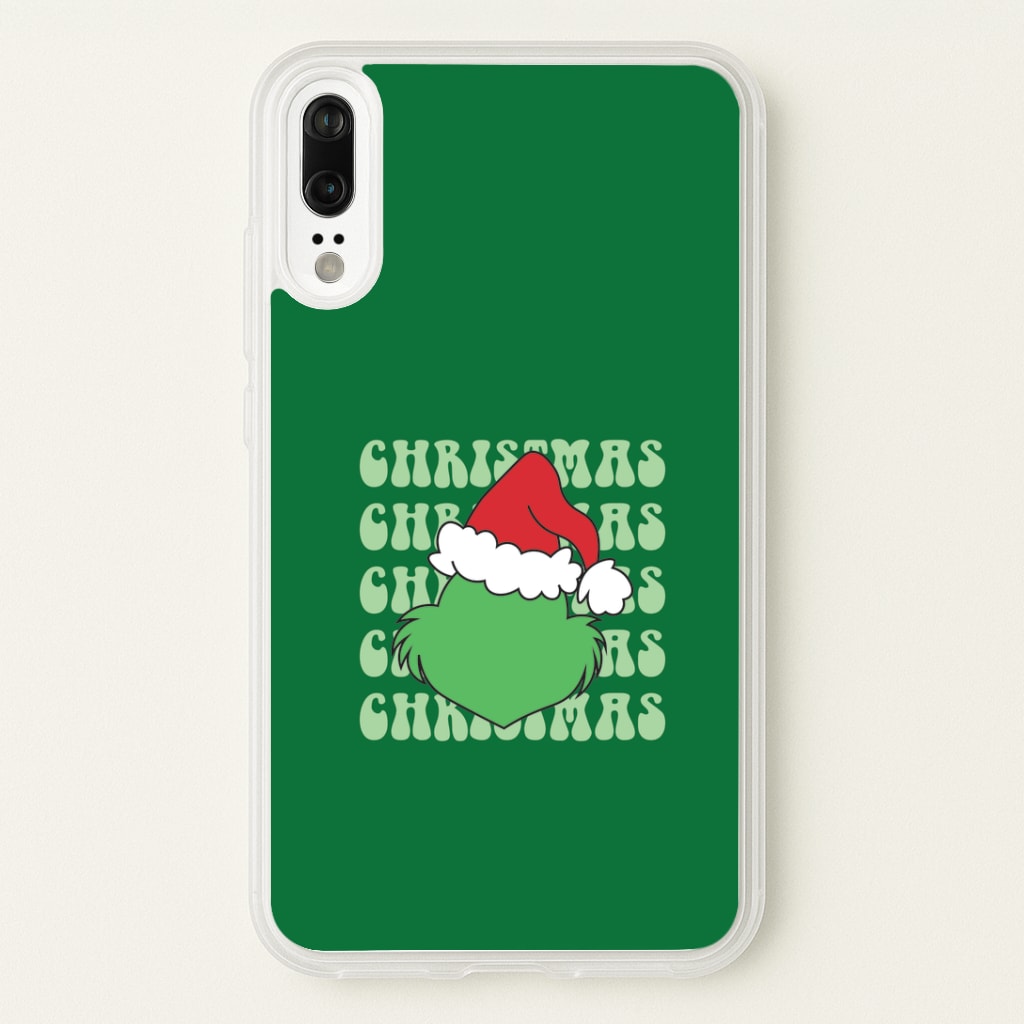 Green Creature Christmas Huawei P20 Case