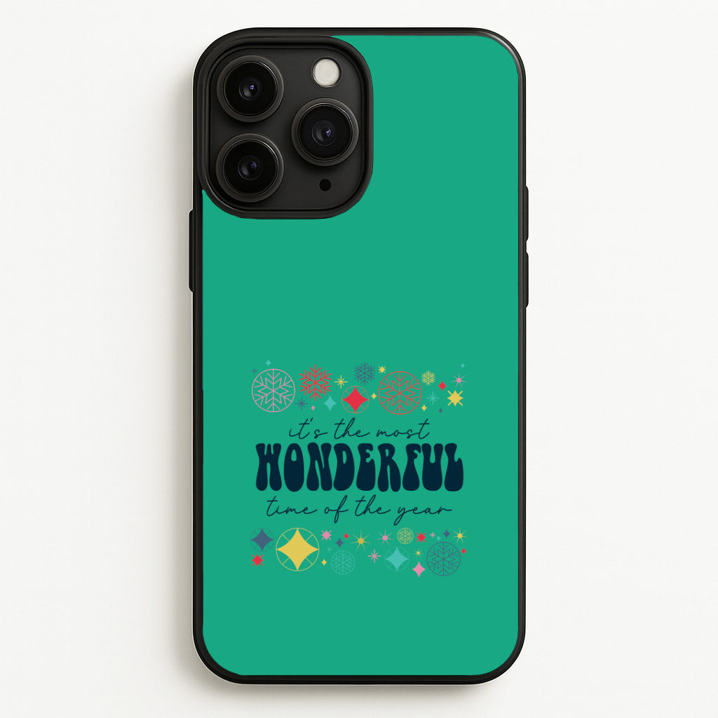 The Most Wonderful Time Of The Year Geometric iPhone 11 Pro Case