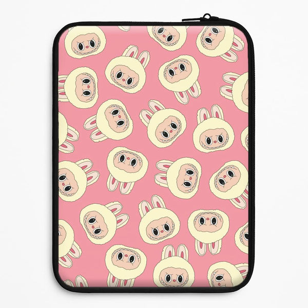 Cute Cream Monster Face Pattern Universal Laptop Sleeve