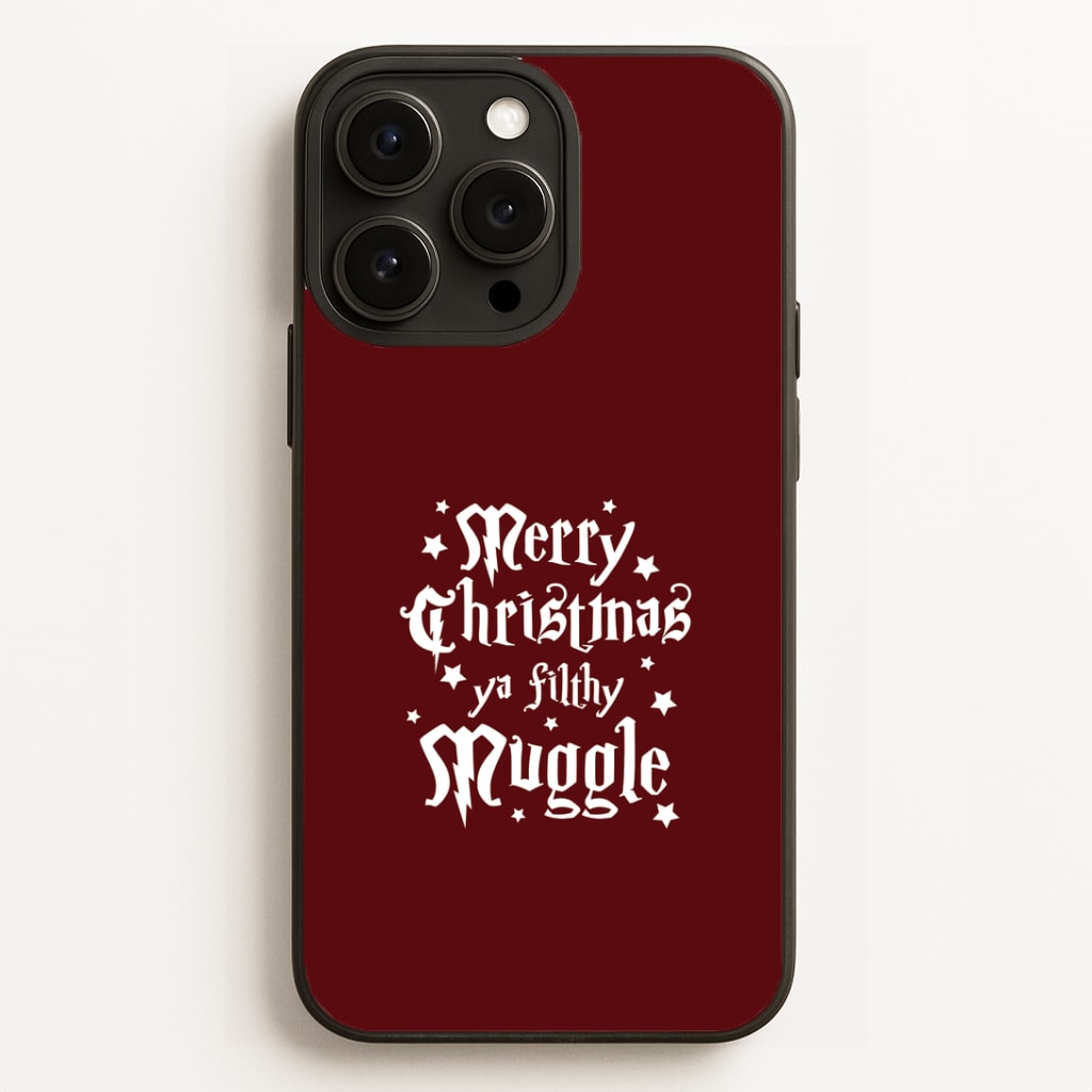 Merry Christmas You Filthy Muggle iPhone 16 Pro Max Case