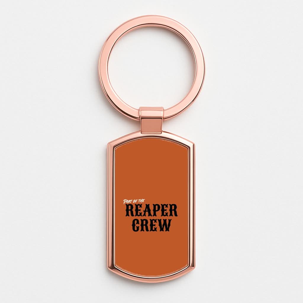 Part Of The Reaper Crew Rose Gold Keyring