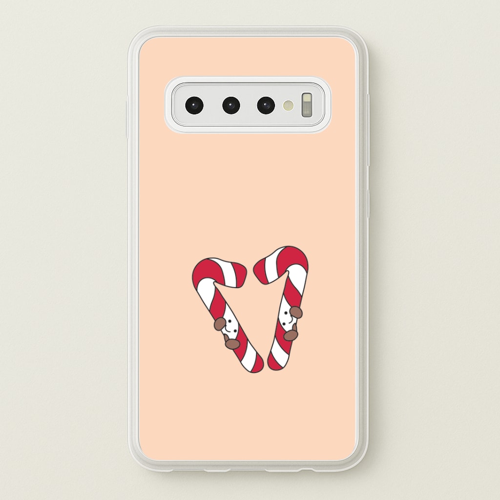 Christmas Candycane Plushies Galaxy S10 Plus Case