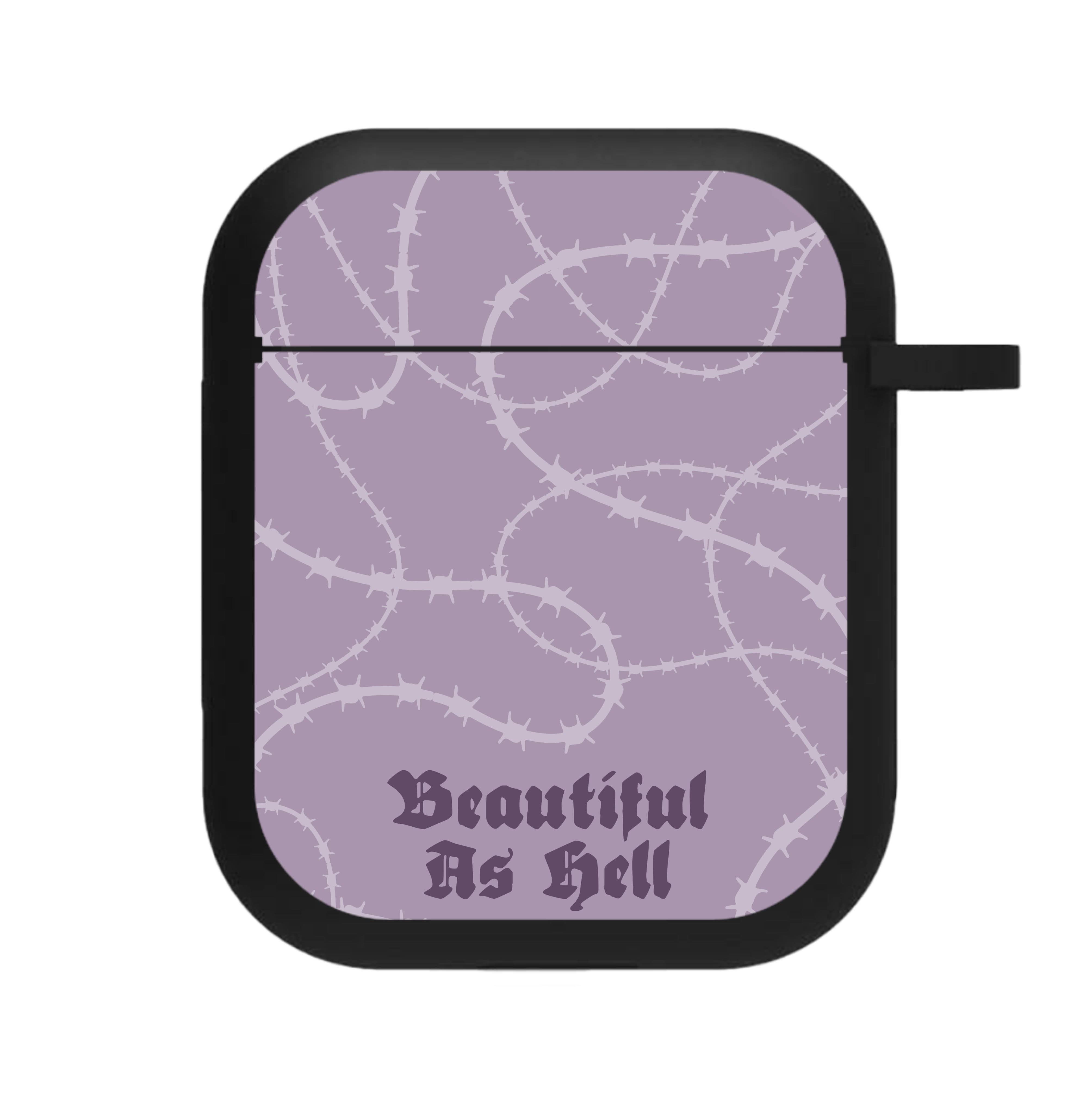 Beautiful As Hell Pattern AirPods Case