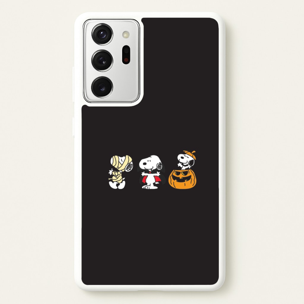 Cartoon Beagle Halloween Costumes Galaxy Note 20 Ultra Case