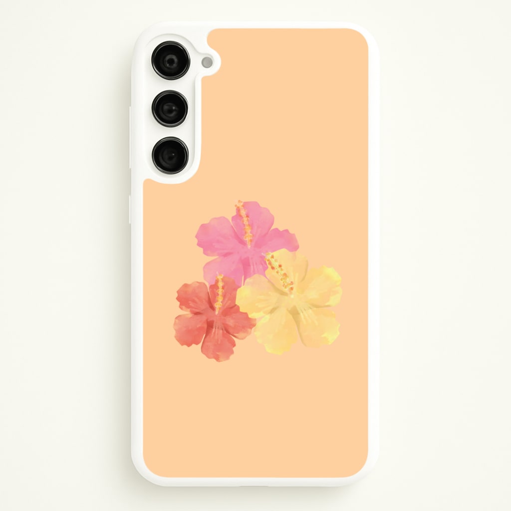 Hibiscus Sunset Galaxy S23 Plus Case