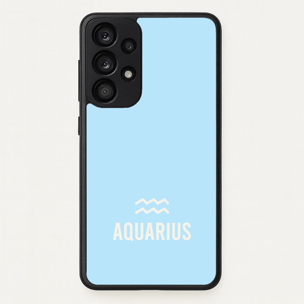 Aquarius Pastel Zodiac Galaxy A53 Case