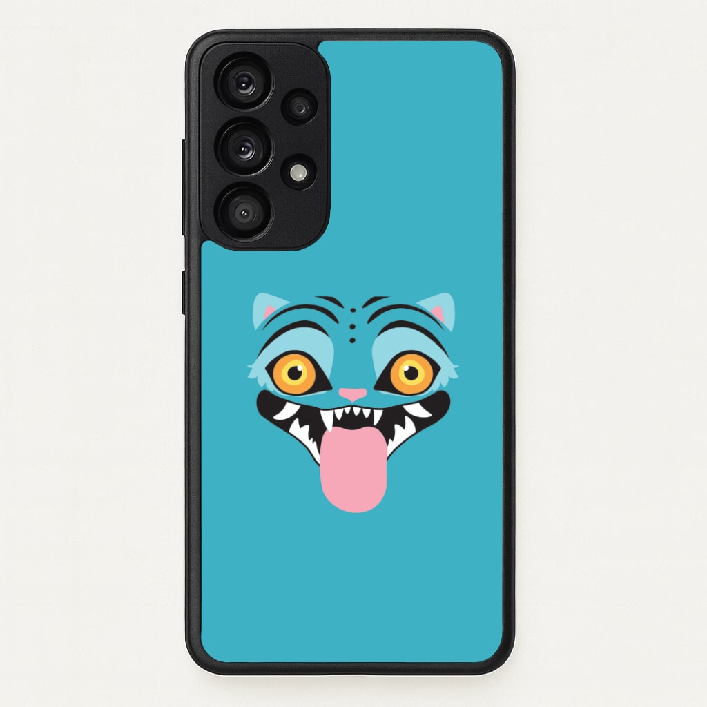Demon Cat Face Galaxy A33 Case