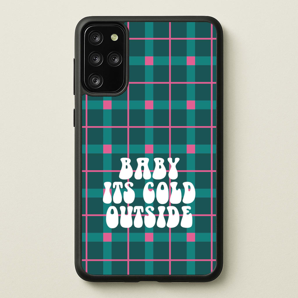 Baby It's Cold Outside Tartan Galaxy S20 Plus Case