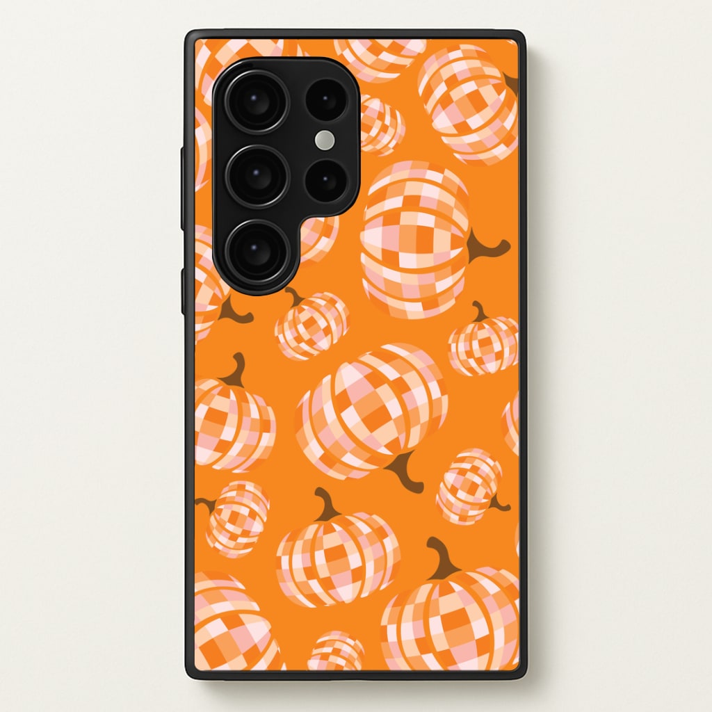 Disco Pumpkins Pattern Galaxy S24 Ultra Case