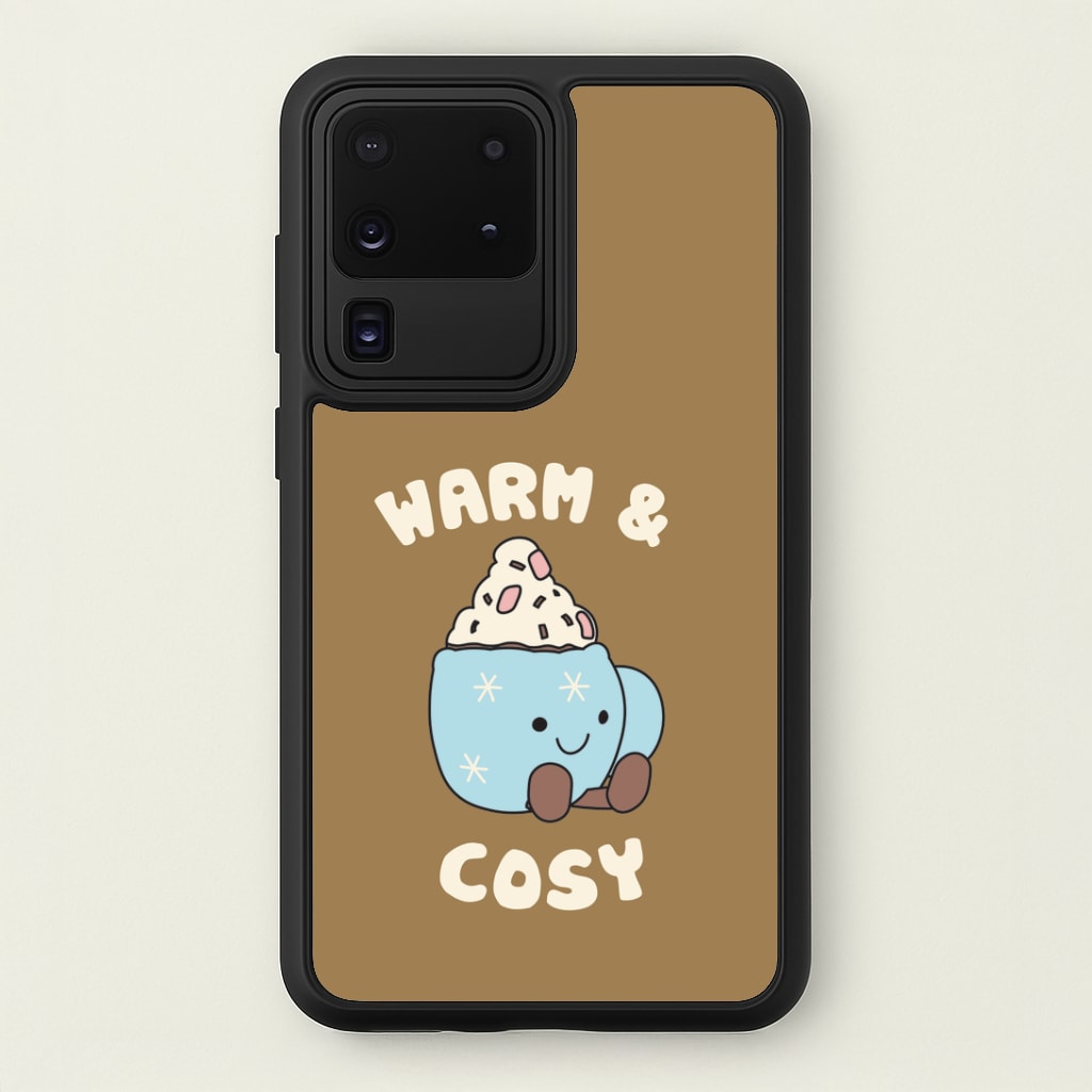 Hot Cocoa Plush Quote Galaxy S20 Ultra Case