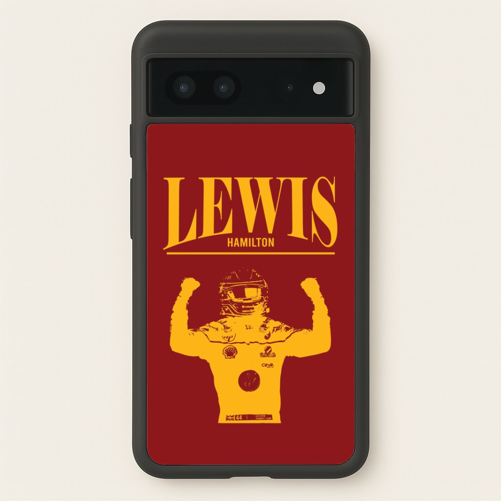 Lewis Red And Gold Google Pixel 7 Case