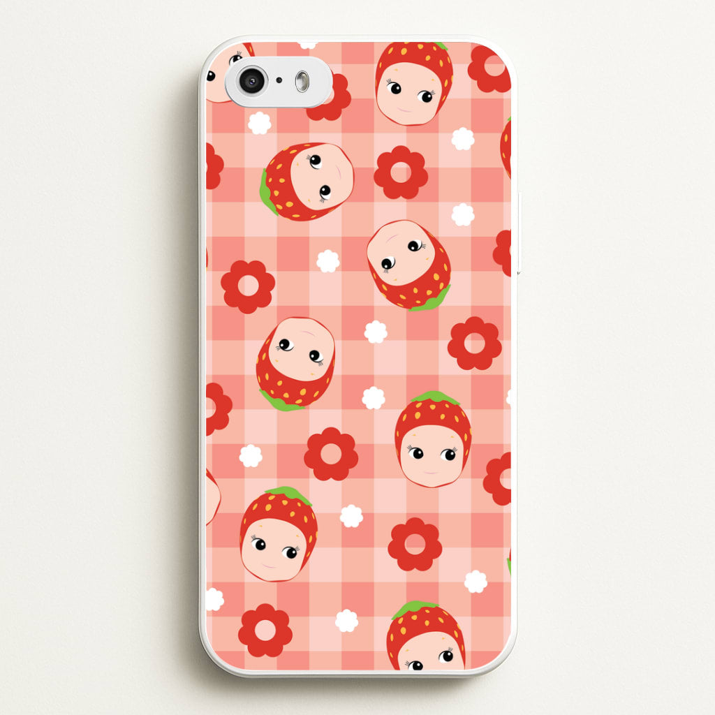 Strawberry Angel Pattern iPhone 5 / 5s / SE 2016 Case
