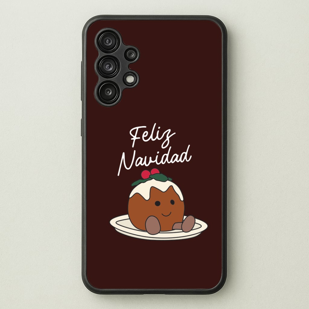 Christmas Pudding Plush Galaxy A13 Case