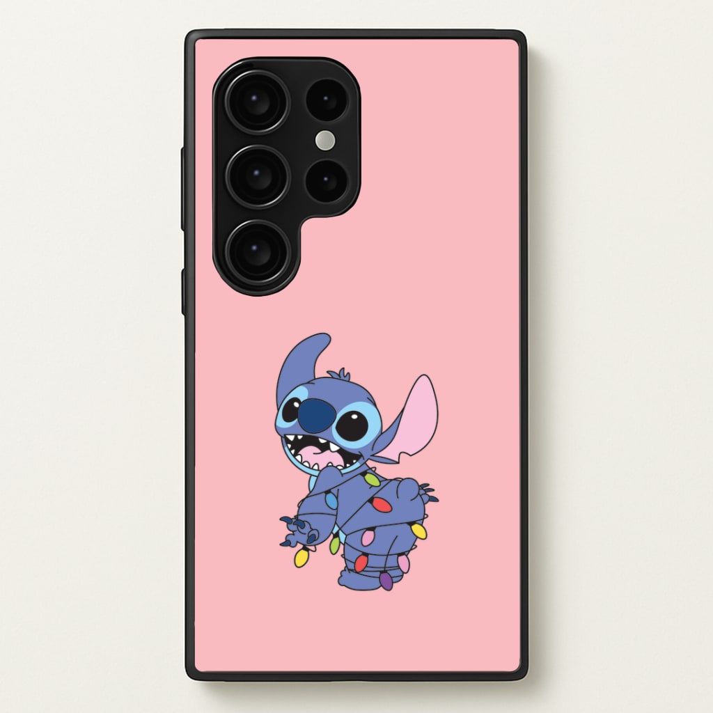 Cute Blue Alien Fairylights Galaxy S24 Ultra Case