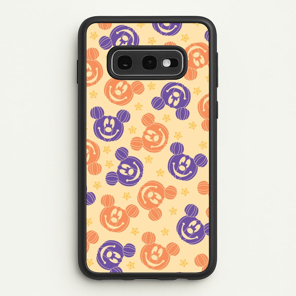 Pumkin Mouse And Stars Pattern Galaxy S10e Case