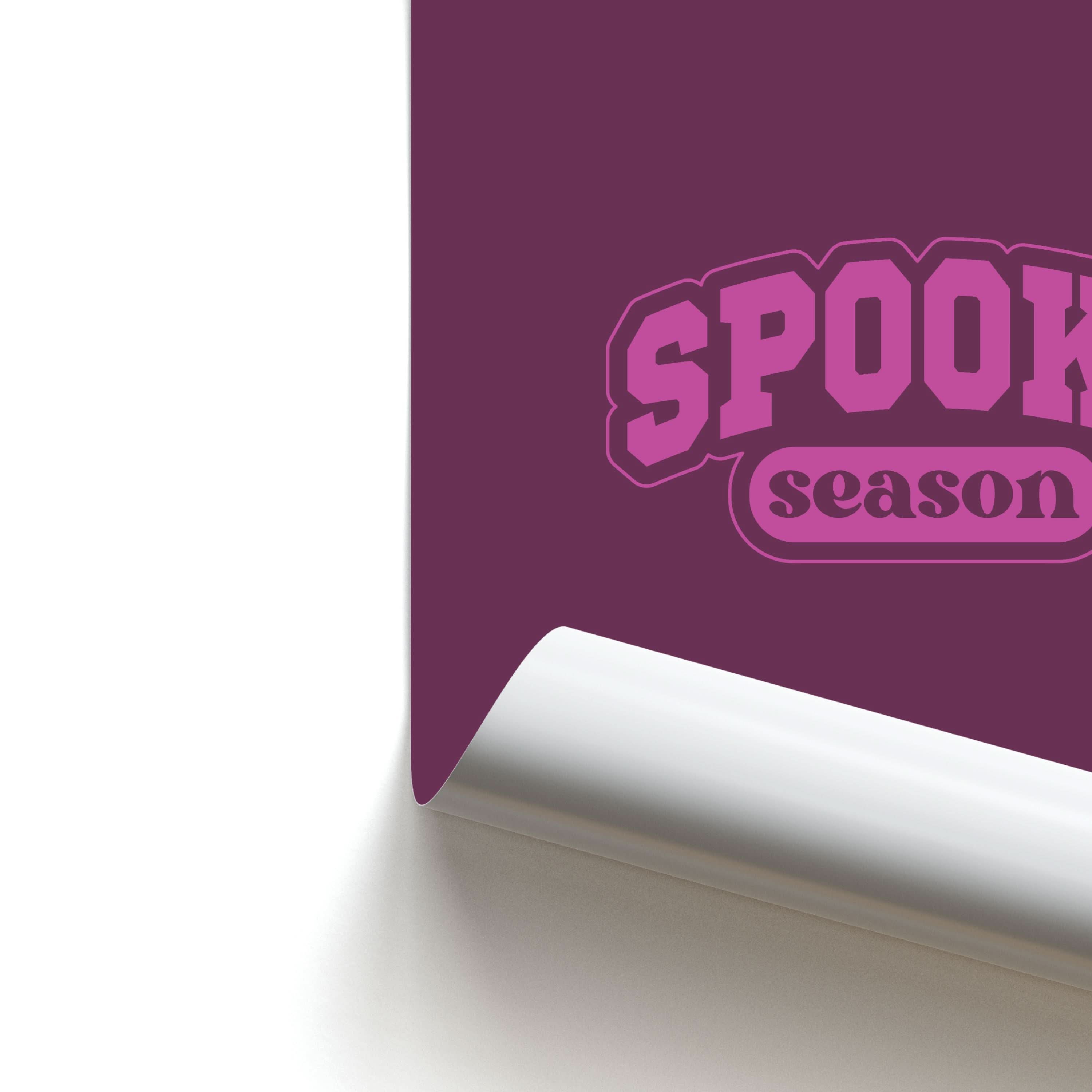 Spooky Season Varsity Poster