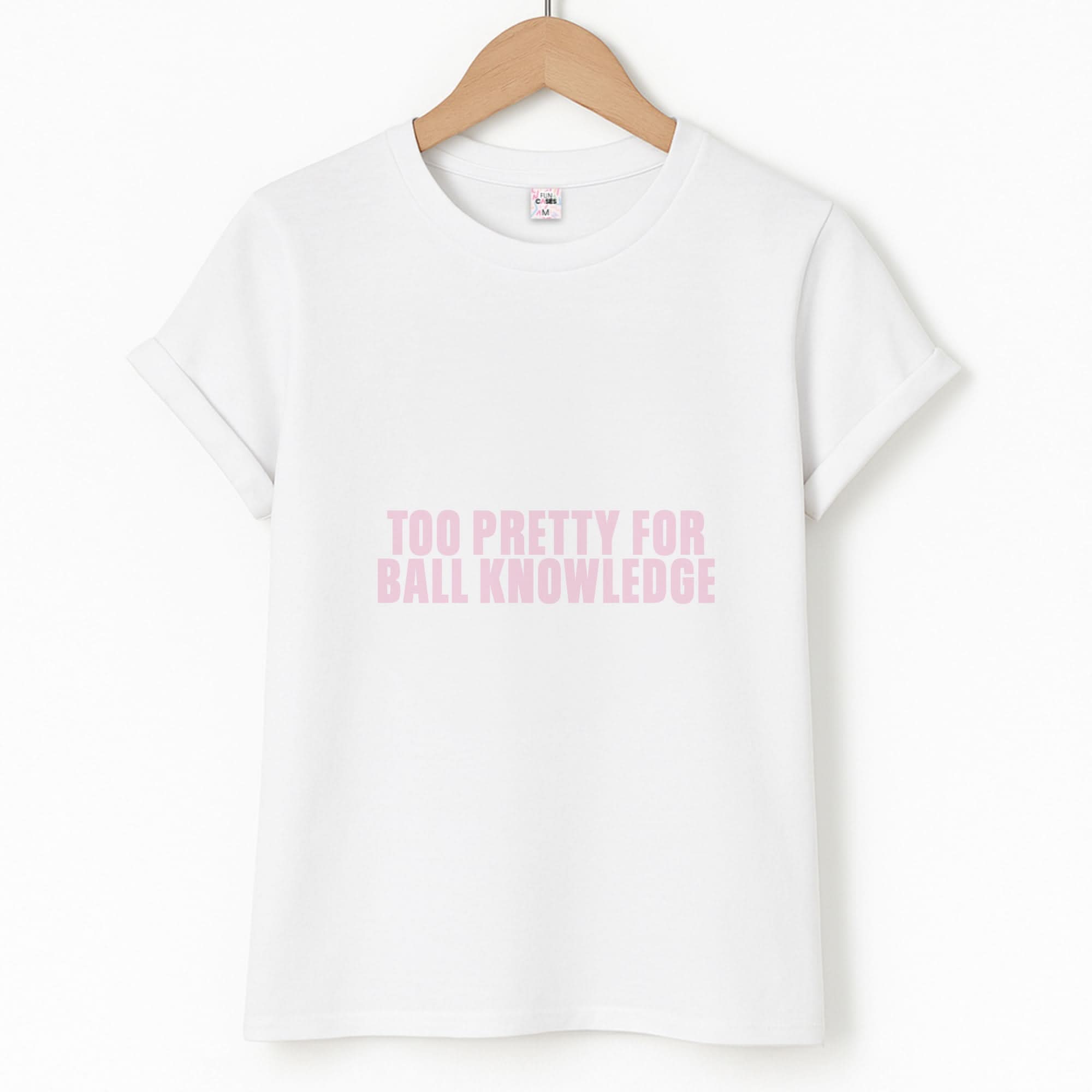 Too Pretty For Ball Knowledge Unisex T-Shirt