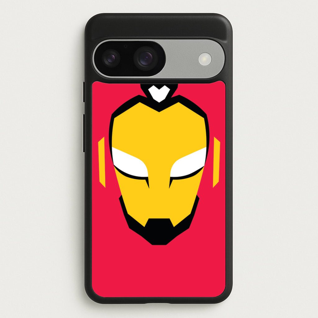 Metal Heart Hero Face Google Pixel 9 / 9 Pro Case