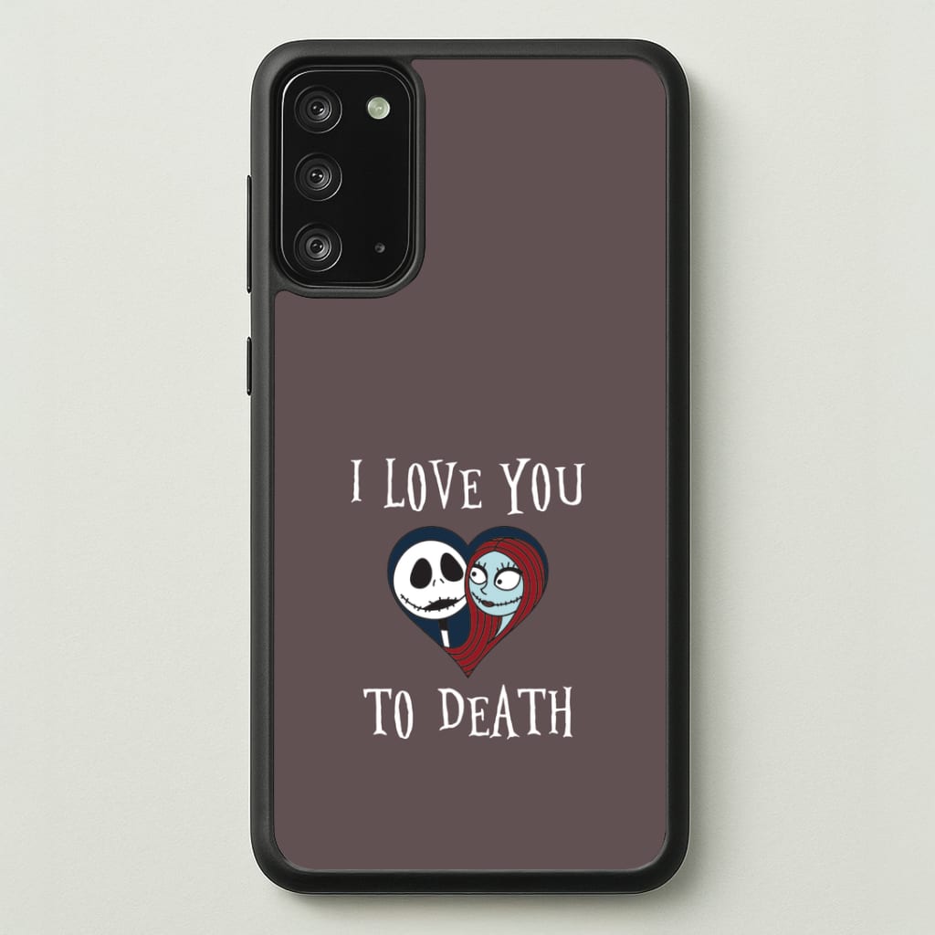 I Love You To Death Heart Galaxy Note 20 Case