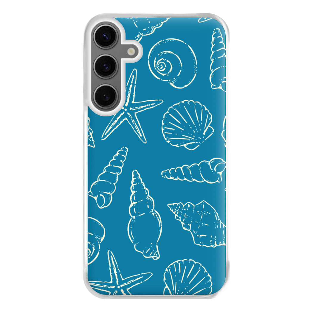 Sketched Shells Pattern Galaxy S24FE Case