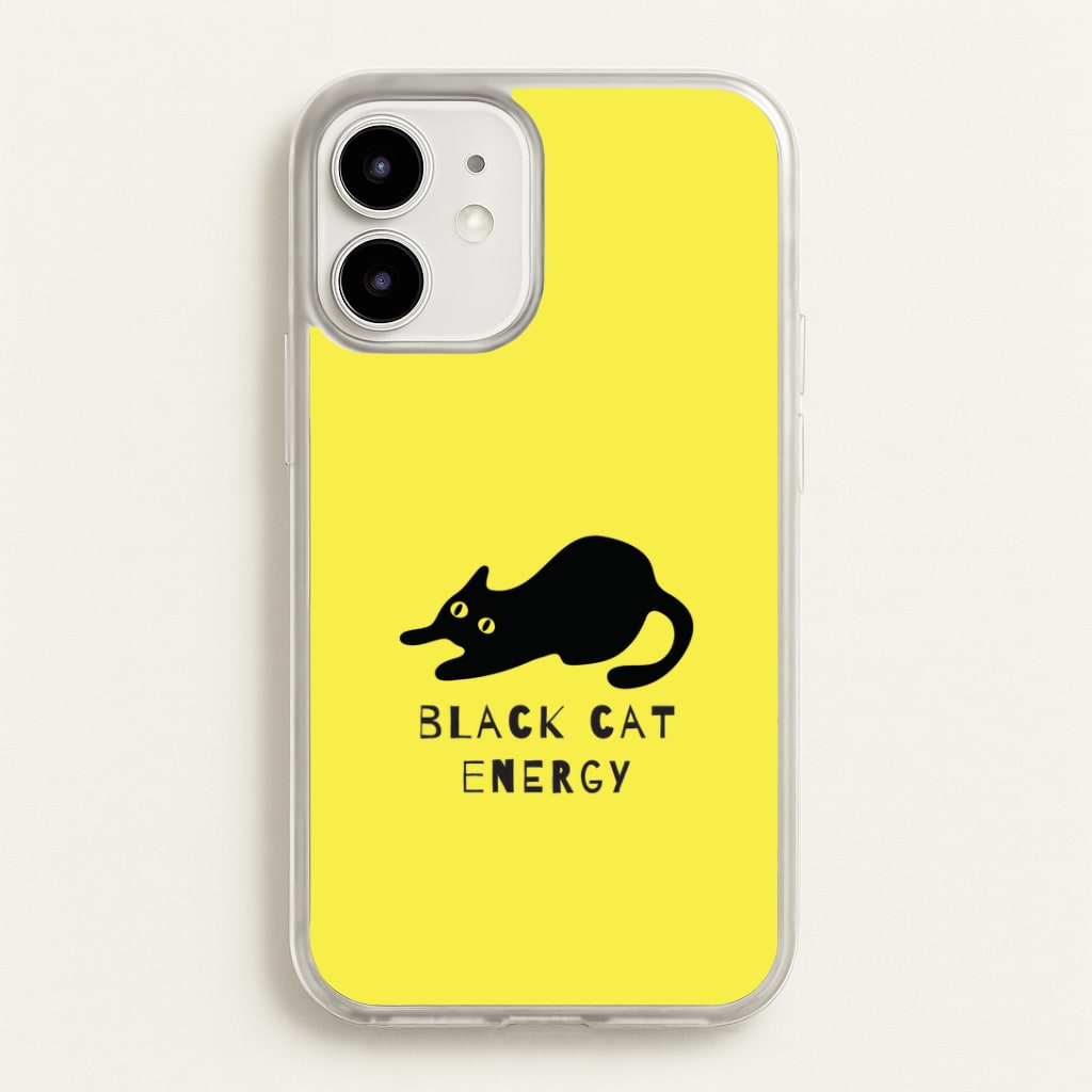Black Cat Energy iPhone 12 Mini Case