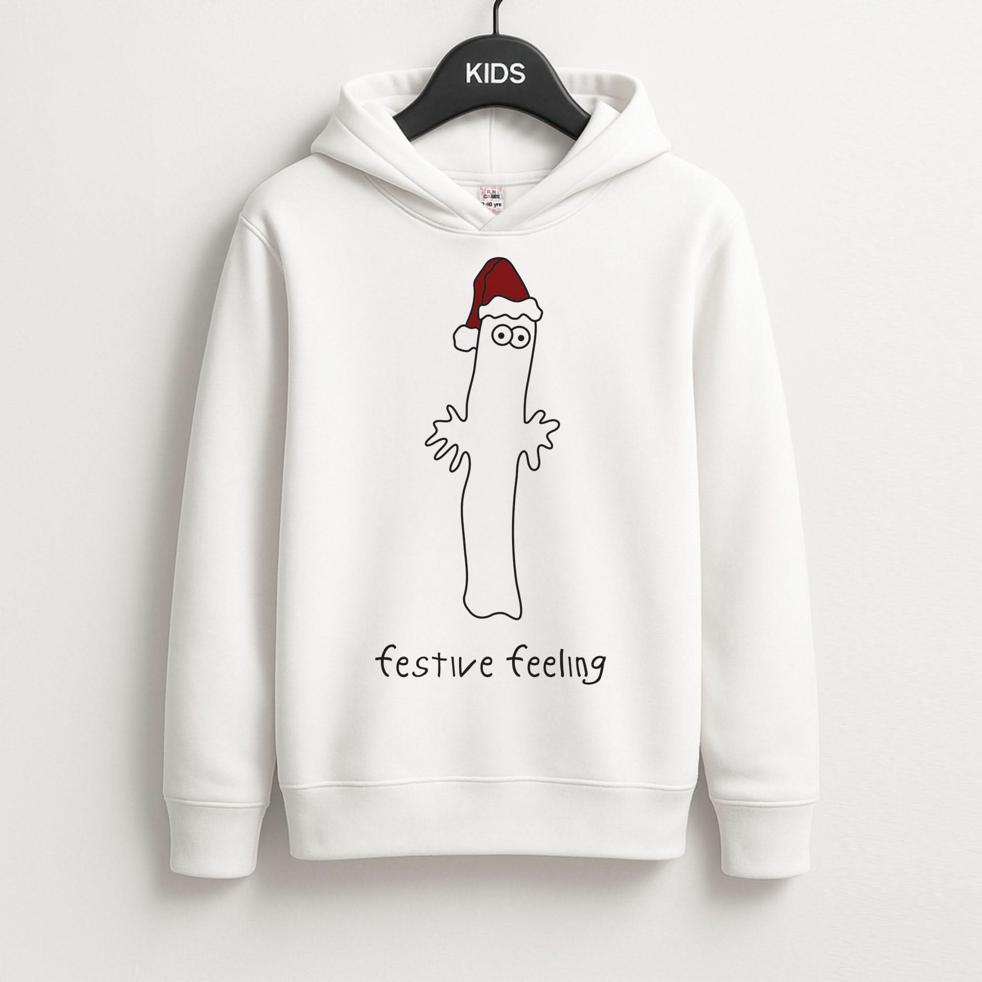 Festive Feeling Wiggly Moom Kids Hoodie