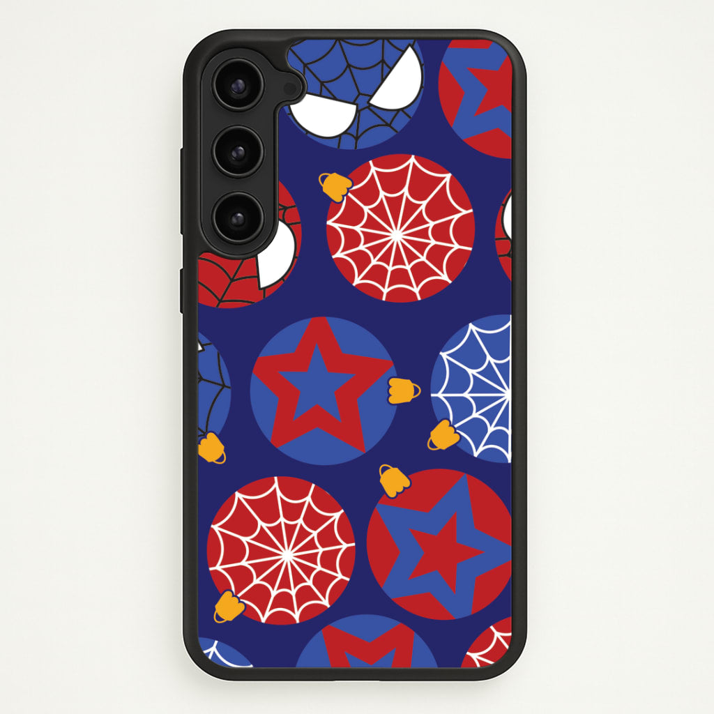 Spider Hero Baubles Pattern Galaxy S23 Case