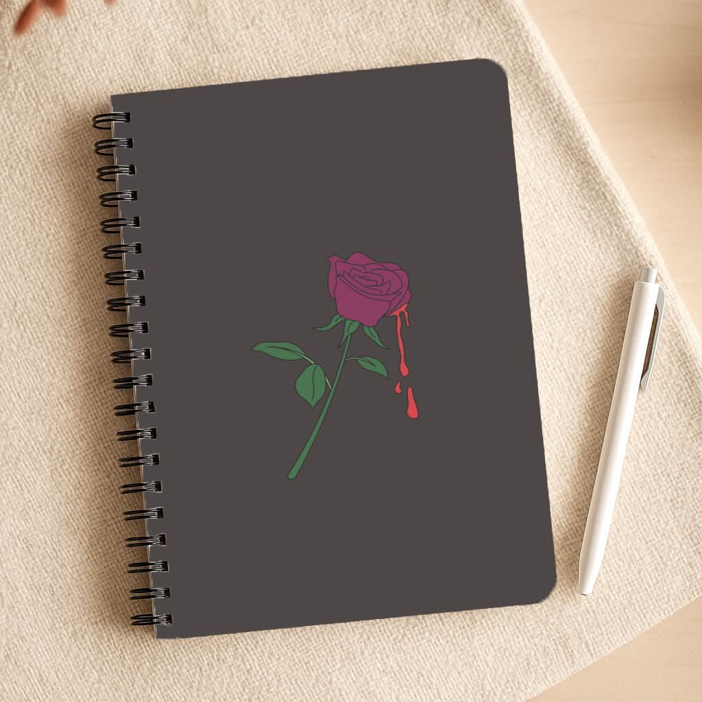 Dark Pink Rose Notepad