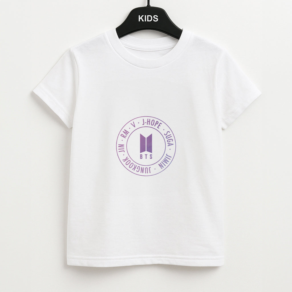 Galaxy Logo - BTS Kids T-Shirt
