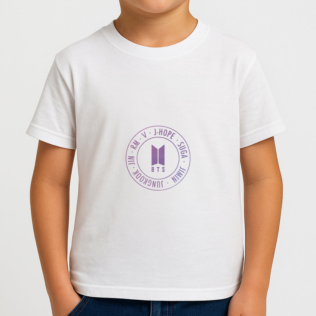 Galaxy Logo - BTS Kids T-Shirt