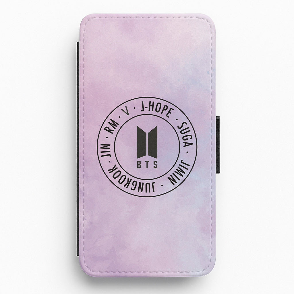 Galaxy Logo - BTS Flip / Wallet Phone Case