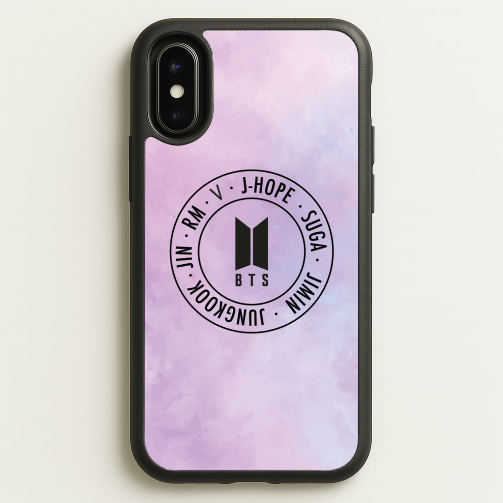 Galaxy Logo - BTS - BTS Phone Case for iPhone X / XS